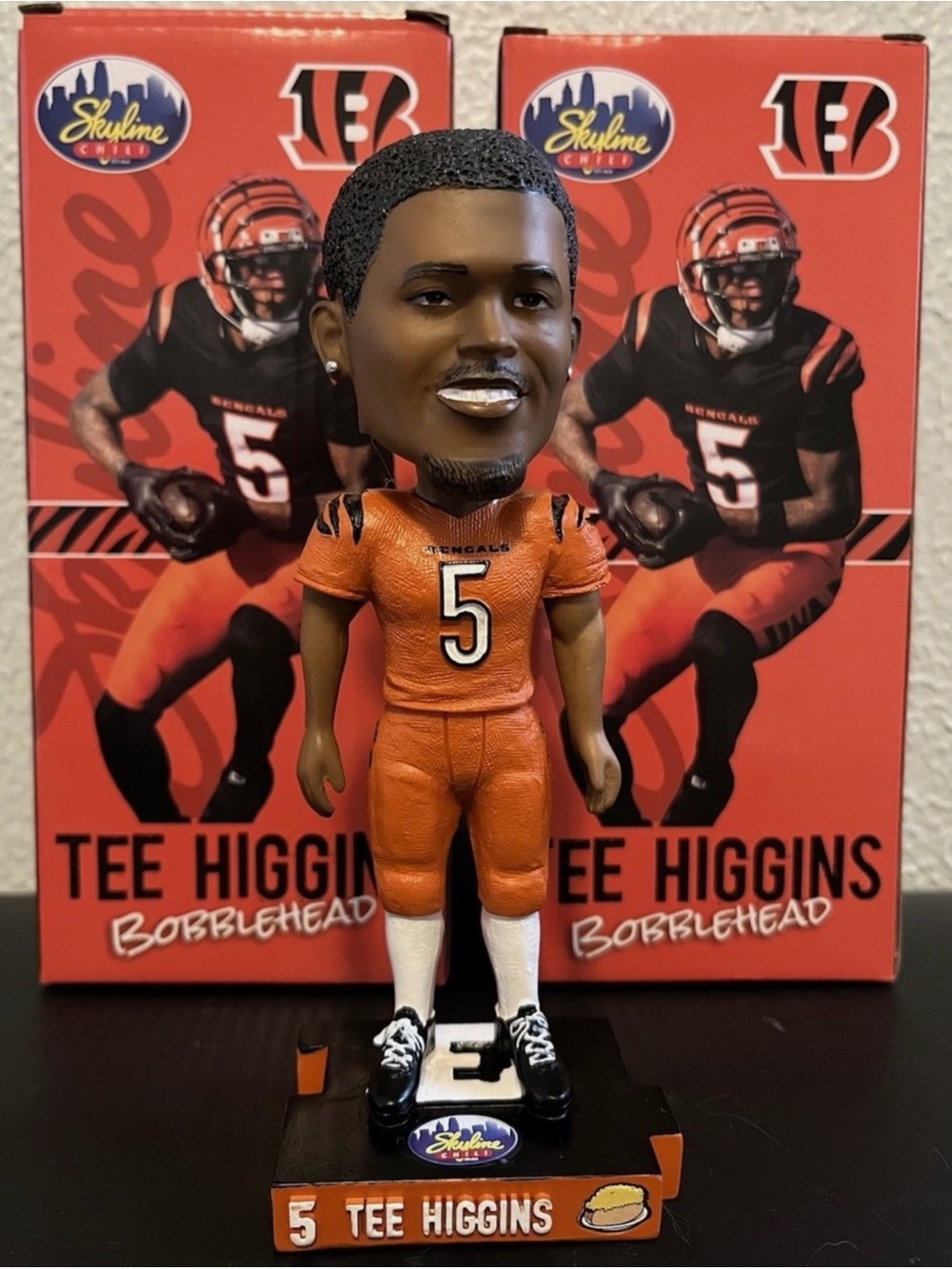New! Tee Higgins Bobblehead - Cincinnati Bengals